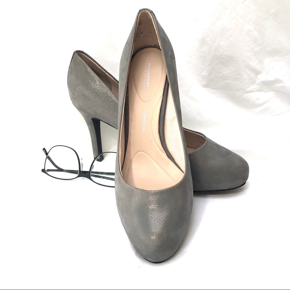 Rockport Gray Comfort Pump/ New worn